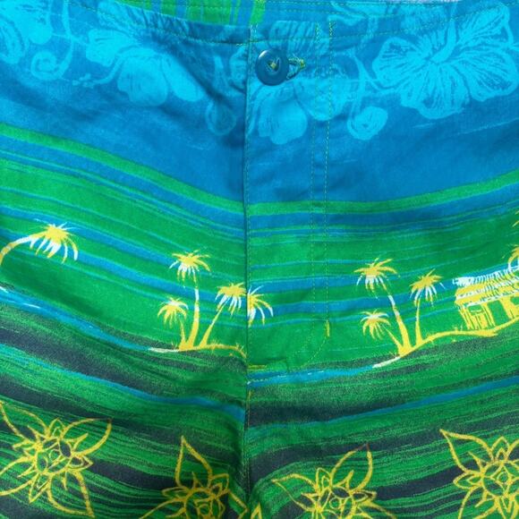 VTG. Y2K SIDEOUT‎ GRAPHIC BEACH SHORTS VACATION SUMMER SIZE M - Picture 4 of 7